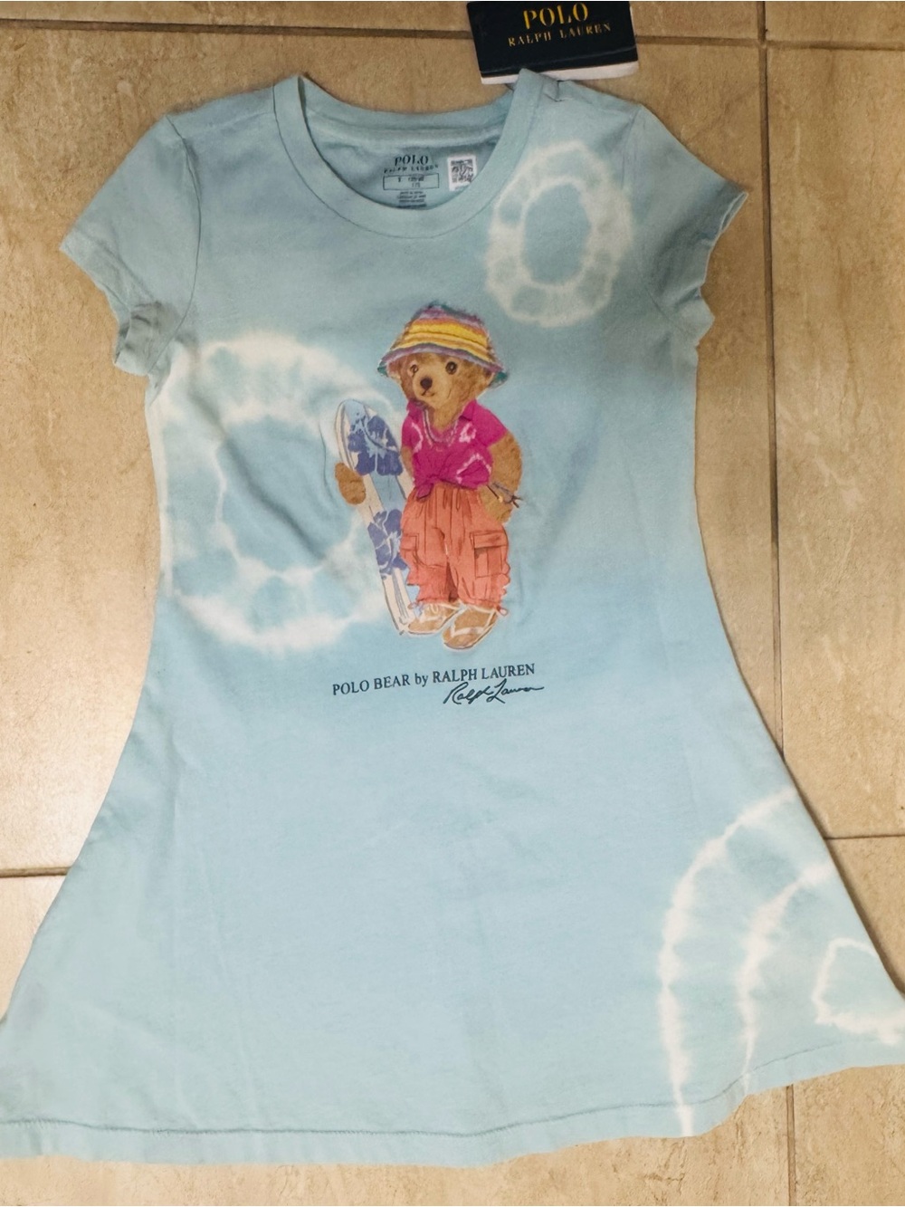 Polo Ralph Lauren Tie-Dye Polo Bear  Dress - Picture 7 of 14